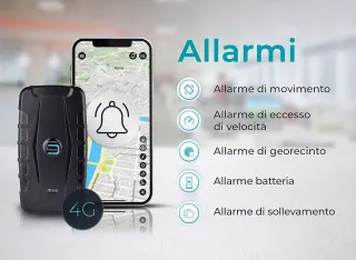 Tracciatore GPS Salind 4G 180gg