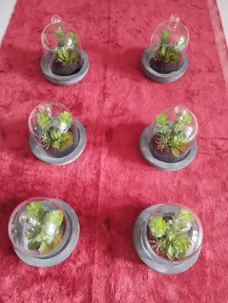 Planta Artificial Decorativa Cristal