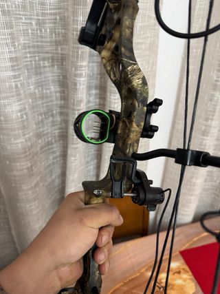 Arco de poleas camuflaje