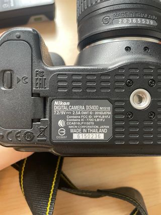 Cámara Nikon D3400 Negra