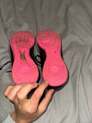 Zapatillas Adidas Copa Negras y Rosas