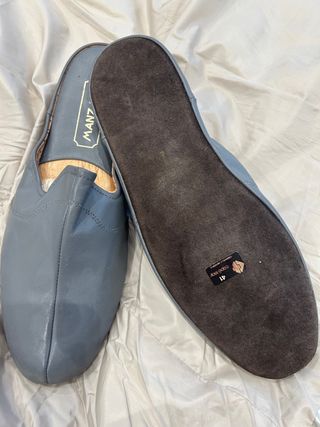 Zapatillas MANZANO Piel Hombre Gris