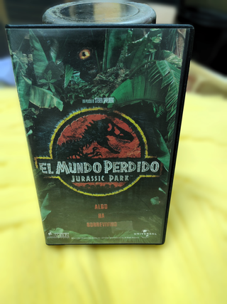 Lote 4 VHS Jurassic Park Perdido Congo Titanic