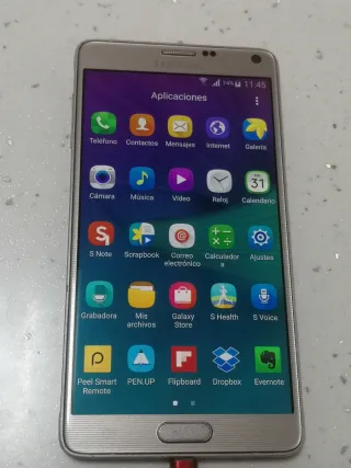 Samsung Galaxy Note 4 dorada