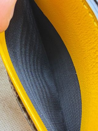 Portacarte Gucci GG Supreme Beige/Giallo