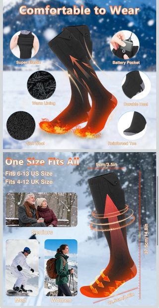 Calcetines Calefactables Ferdiiz Talla Única