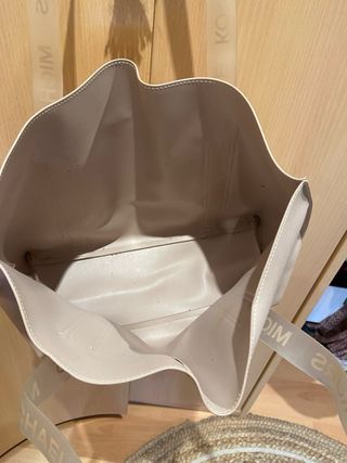 Bolso Michael Kors Beige rosa y Dorado