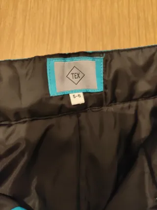 Pantalón de nieve infantil 5-6 años