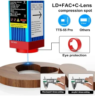 Máquina Láser Grabado/Corte Two Trees TTS-55 Pro