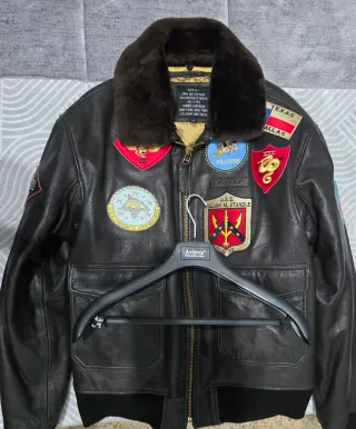 Cazadora AVIREX Top Gun Marrón