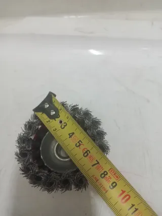Cepillo acero trenzado para radial