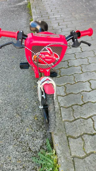 Bicicletta rossa McQueen 14"