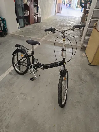Bicicleta Plegable AMAT Negra