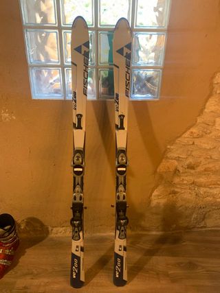 Esquís y botas Fischer niño/adolescente