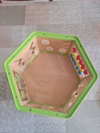 Cubo attività in legno Safari