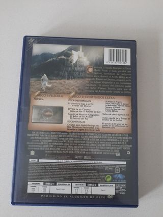 DVD El señor de los anillos. El retorno del rey