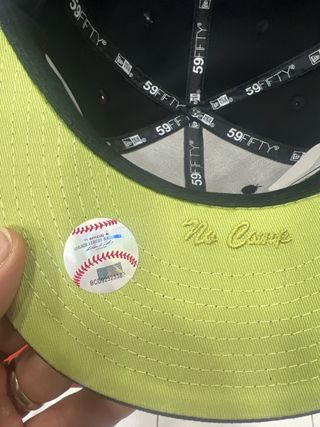 Gorra Supreme New Era Negra Talla 7 1/4