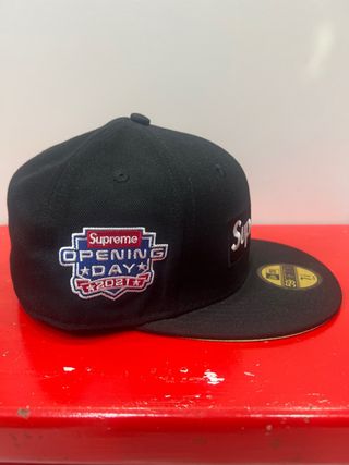 Gorra Supreme New Era Negra Talla 7 1/4