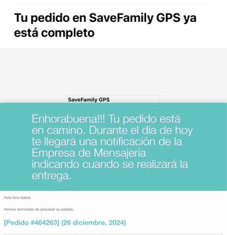 Reloj con garantía SaveFamily niños