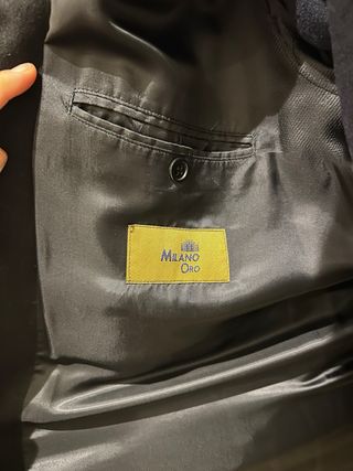 Abrigo mezcla de lana y cashmere hombre