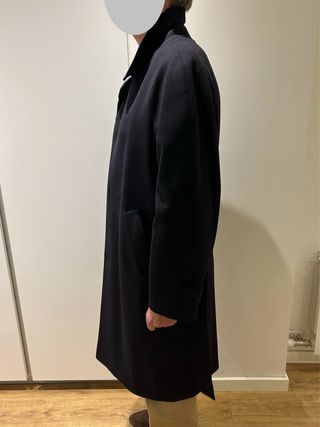 Abrigo mezcla de lana y cashmere hombre