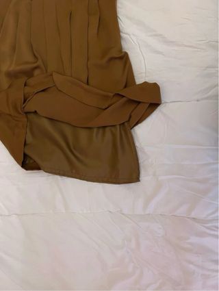Falda marrón