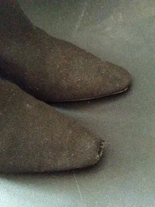 Botines negros de tacón