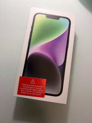 Móvil Apple 14 Negro 256 gb