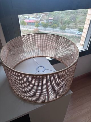 Lámpara de techo mimbre moderna