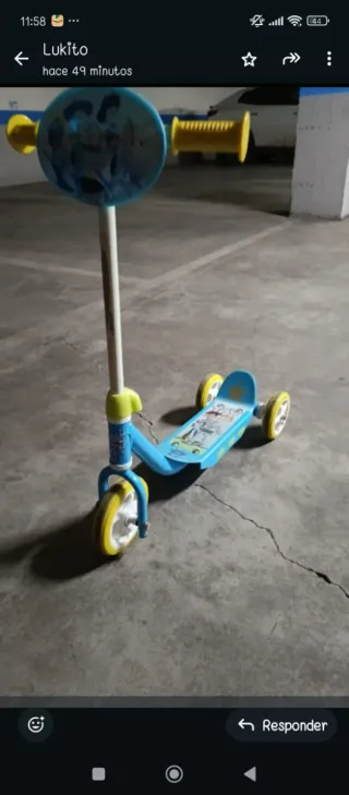 Patín Toy Story 3 ruedas niño