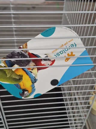 Jaula para periquitos y cacatúas