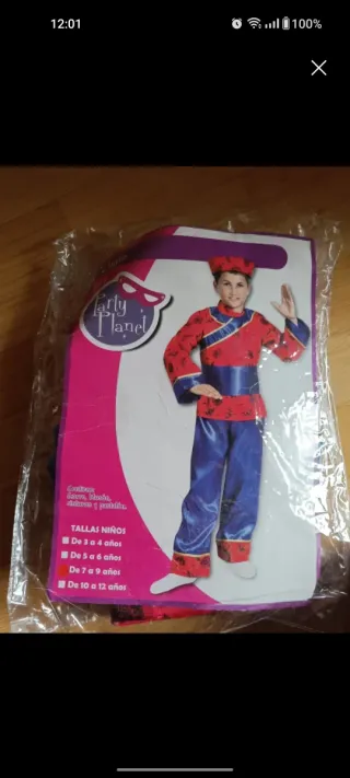 Disfraz chino infantil Party Planet