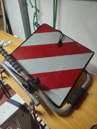 Portabicicletas de aluminio plegable