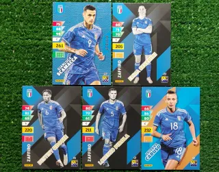 5 carte Adrenalyn XL Panini Italia