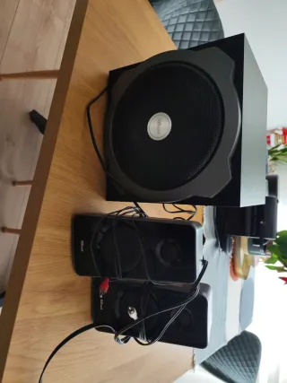 Altavoces y Subwoofer Trust Negros