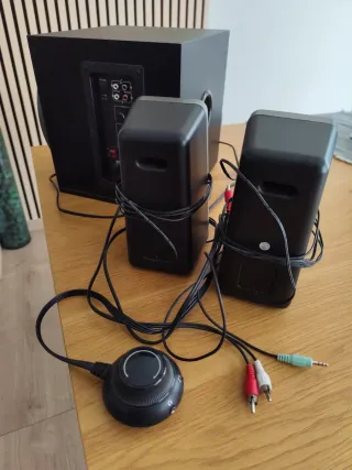 Altavoces y Subwoofer Trust Negros