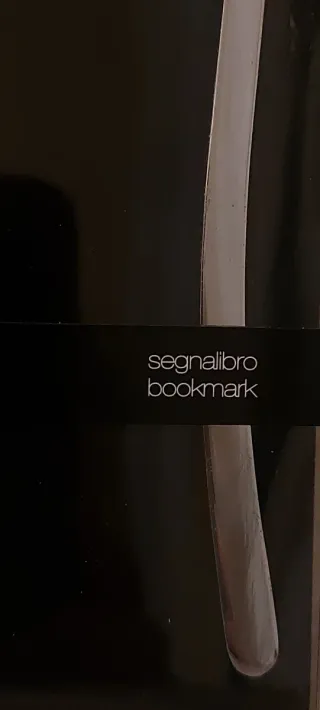 Segnalibro in metallo con ciondolo