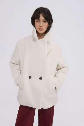 Pedro del Hierro Chaquetón Pelo Talla M