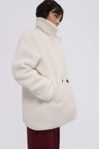 Pedro del Hierro Chaquetón Pelo Talla M