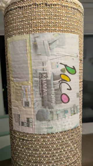 Alfombra escandinava beige y gris