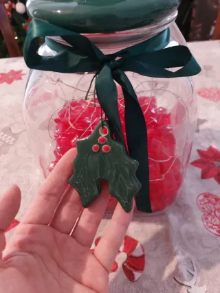 Barattolo Biscotti Natalizio con Luci LED