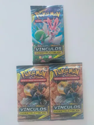 Packs Pokémon Sol y Luna Vínculos Indestructibles