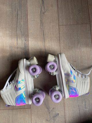 Patines Quad Oxelo Lila, talla 37