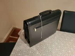 Maletín ejecutivo piel negro