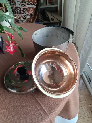 Cubitera de hielo metálica