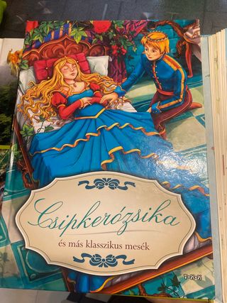 Cuento clásico de la bella durmiente en hungaro