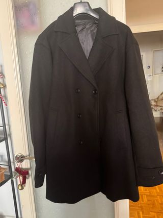 Chaquetón marinero hombre negro