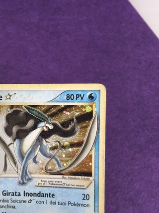Suicune Gold Star 115 ITA Carta Pokemon Vintage