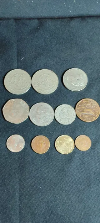 Monedas de México Varias