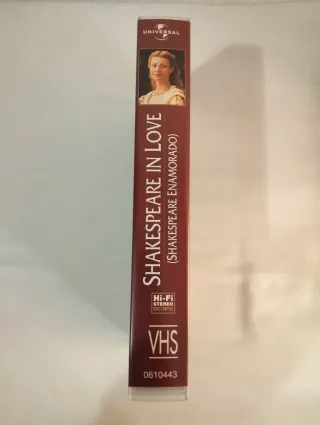 Shakespeare in Love VHS (Ganadora 7 Oscars)